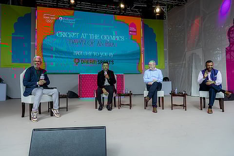 Former Indian cricket captain Rahul Dravid during Panel discussion at India House
